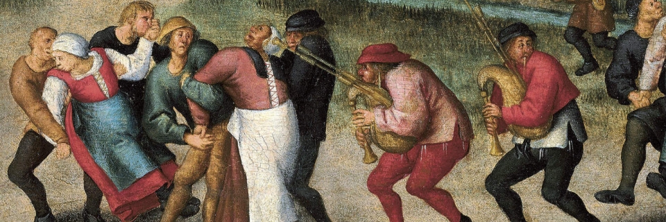 Pèlerinage des épileptiques de Moelenbeek, Bruegel le Jeune, 1592.